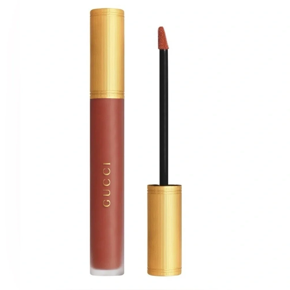 Gucci 505 Janet Rust Liquid Matte Lipstick NIB Transfer Proof Long Lasting